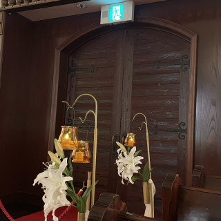 チャペルの入場口