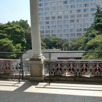 一番小さい会場についているテラスです。