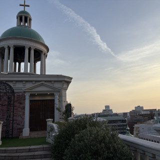 屋上の披露宴会場