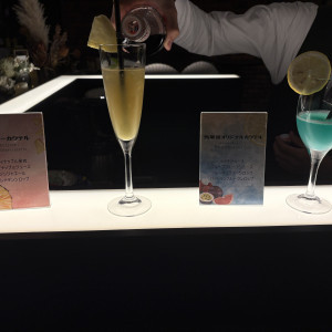 ウェルカムドリンクなどを出す台
オリジナルカクテルも出せる|767216さんのカサ・デ・アンジェラの写真(2534118)