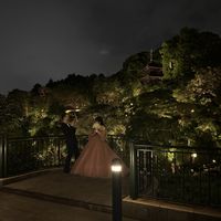 お庭での宴後撮影