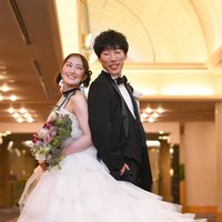 お見送りのときに着た白ドレス
