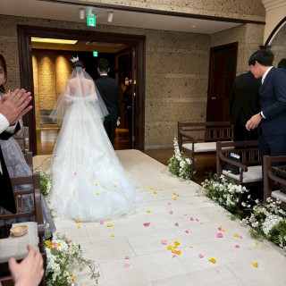 フラワーシャワーもできます。