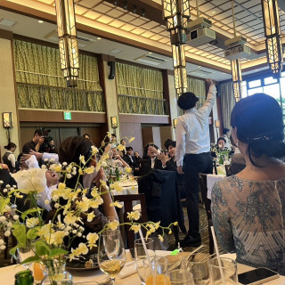 ゲームをして盛り上がっているとこです。