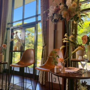 上の装花がいらなかった（後ろが通りにくい&顔が曇る）|767393さんのザ・ガーデンオリエンタル・大阪の写真(2518805)