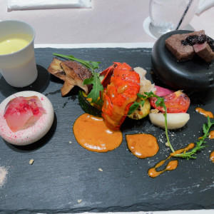 試食です|767410さんのTHE LANDMARK SQUARE OSAKA(ザ ランドマークスクエア オオサカ)の写真(2518900)