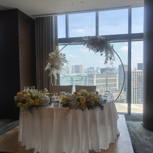 新郎新婦の席|767422さんのストリングスホテル東京インターコンチネンタルの写真(2518947)