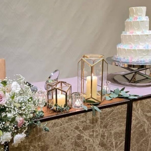 メインテーブル装飾|767462さんのノートルダム横浜みなとみらい/FIVESTAR WEDDINGの写真(2519172)
