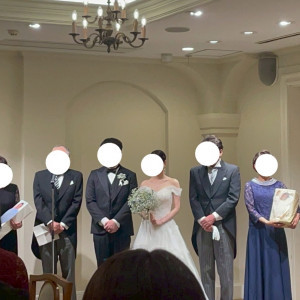 両家代表謝辞のシーン|767485さんのアーカンジェル代官山/テイクアンドギヴ・ニーズウェディングの写真(2519501)