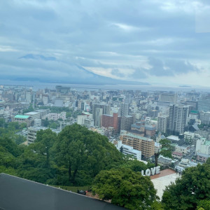 ルシエル　ゲスト用待合室からの眺望|767488さんのSHIROYAMA HOTEL kagoshima（城山ホテル鹿児島）の写真(2519459)