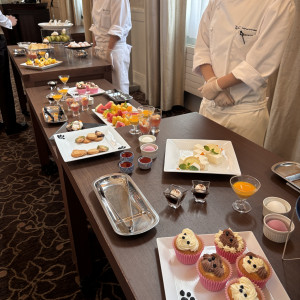 デザートビュッフェ|767494さんのアルモニービアン(国登録有形文化財)/テイクアンドギヴ・ニーズウェディングの写真(2519480)