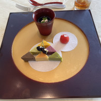 和食コースのデザート