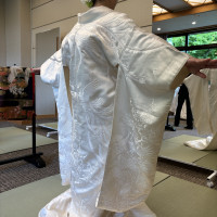白無垢の試着もさせて貰えました。