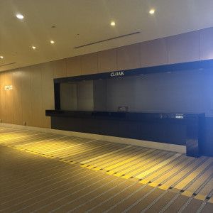 ゲストが利用するクロークです。控え室は3階です階にあります。|767606さんの品川プリンスホテルの写真(2553255)