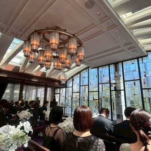 光がたくさん入るチャペル|767623さんのTHE CONDER HOUSE（ザ・コンダーハウス）の写真(2520543)