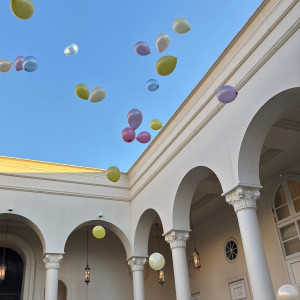 バルーン ドロップ&フライ|767638さんのアーヴェリール迎賓館(姫路)/テイクアンドギヴ・ニーズウェディングの写真(2607435)