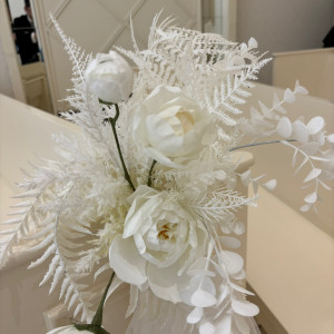 チャペル ゲスト席装飾|767638さんのアーヴェリール迎賓館(姫路)/テイクアンドギヴ・ニーズウェディングの写真(2607462)