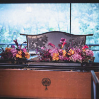 メインテーブル装花。