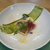 メインのお料理です。
これからブイヤベースをかけてもらいます