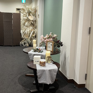 ちょっとしたフラワーアレンジが素敵です。、|767661さんのザ・ロイヤルダイナスティ大宮（THE ROYAL DYNASTY OMIYA）の写真(2529546)
