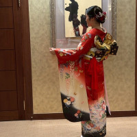 披露宴会場前