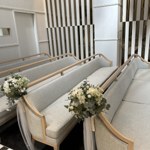 チャペルのゲストのいす|767760さんのラピスコライユ ●BRASSグループの写真(2521382)