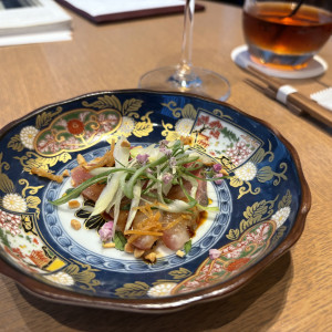 試食、本日鮮魚のお造り|767891さんのTHE CONDER HOUSE（ザ・コンダーハウス）の写真(2523776)