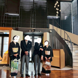 後ろのステージからの入場も選べます。|767936さんのmitte(ミッテ)の写真(2521938)