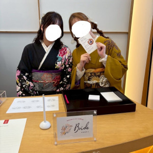 受付もナチュラルな雰囲気で素敵でした！|767936さんのmitte(ミッテ)の写真(2521948)