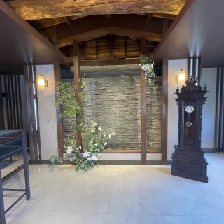 チャペル正面滝