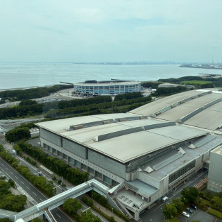 披露宴会場からの景色。