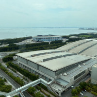 披露宴会場からの景色。