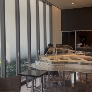 控え室から素敵な生演奏|767994さんのアルカンシエル luxe mariage 名古屋（アルカンシエルグループ）の写真(2522299)