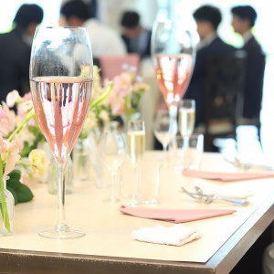 ピンクをメインにしました|767997さんのベイサイド迎賓館(長崎)/テイクアンドギヴ・ニーズウェディングの写真(2522338)