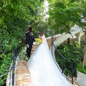外の階段|768004さんのニーズ青山 by T&G WEDDING (旧 青山迎賓館)の写真(2523352)