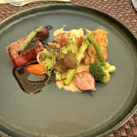 メインの料理のハーフ