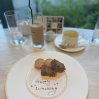 試食の〆にデザート頂きました