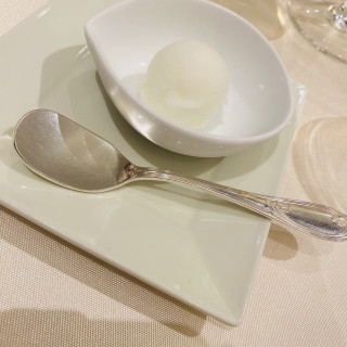 お口直しのシャーベット