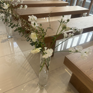 チャペルの花
