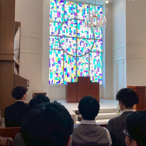 チャペルの雰囲気写真です。|768283さんのアールベルアンジェ名古屋の写真(2523327)