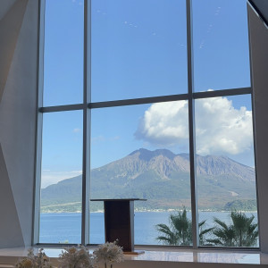 絶景の桜島と海と空|768317さんのTHE BAYSUITE SAKURAJIMA TERRACE（ザベイスイートサクラジマテラス）の写真(2560300)