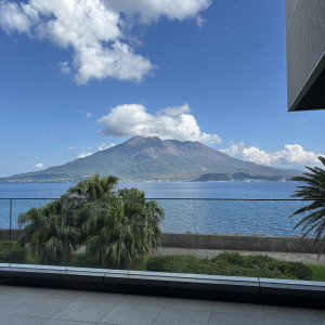 待合スペースからとても綺麗な景色を見えました。|768317さんのTHE BAYSUITE SAKURAJIMA TERRACE（ザベイスイートサクラジマテラス）の写真(2523567)