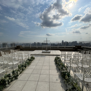 挙式会場|768328さんのRESTAURANT LUKE with SKY LOUNGE（レストランルーク スカイラウンジ）の写真(2523611)