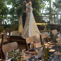 披露宴会場での一枚
