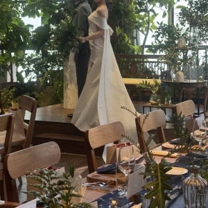 披露宴会場での一枚|768354さんのInStyle wedding KYOTO/テイクアンドギヴ・ニーズウェディングの写真(2523832)
