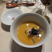 スープ（トリュフとずわい蟹のあんかけ）
