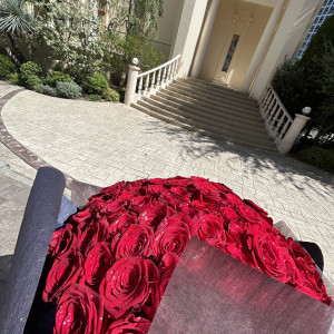 フラワーシャワーの場所|768397さんのアニヴェルセル 表参道の写真(2524121)