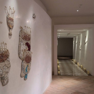 チャペル行くまでの回廊