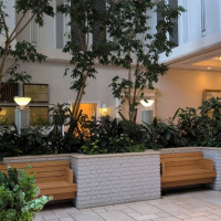 チャペル前のスペース