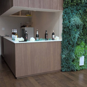 インナーガーデンのバーカウンター|768409さんのアヴァンセ リアン 大阪の写真(2562813)